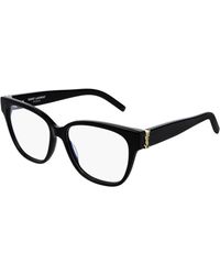 Saint Laurent - Sl M33 003 Optical Frames Acetate Squared - Lyst