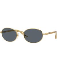 Persol - Po1018S Ida 1129R5 Sunglasses Metal Round Normal - Lyst