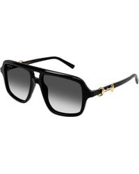 Gucci - Gg2052S 001 Sunglasses Acetate Pilot - Lyst
