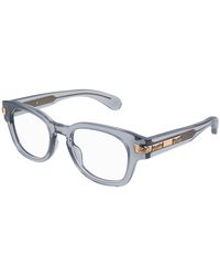 Gucci - Gg1518O 003 Optical Frames Acetate Transparent Round - Lyst