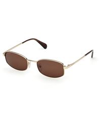 MAX&Co. - Mo0135 32E Sunglasses Metal Round Normal - Lyst