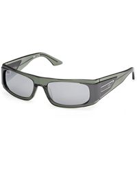 Gcds - Gd0073 98C Sunglasses Acetate Smoke Squared Normal - Lyst