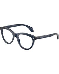 Moncler - Me2026 3001 Optical Frames Acetate Transparent Round Normal - Lyst