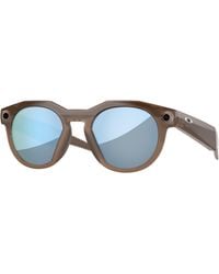 Oakley - Meta Ow8002 Hstn 800206 Sunglasses O_Matter Round Mirrored Prizm - Lyst
