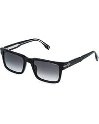 Police - Splr75 Grind 2 700 Sunglasses Acetate Smoke Squared Normal Nuanced - Lyst