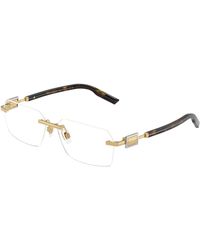 Dolce & Gabbana - Dg1361 02 Optical Frames Metal Squared Normal - Lyst