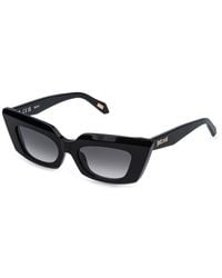 Just Cavalli - Sjc176 700 Sunglasses Acetate Smoke Cat Eye Normal Nuanced - Lyst