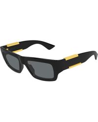 Bottega Veneta - Bv1452S 001 Sunglasses Bio-Injected Squared - Lyst