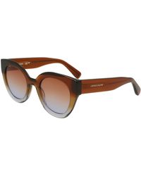 Longchamp - Lo750S 208 Sunglasses Acetate Round Normal - Lyst