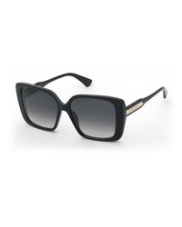 Nina Ricci - Snr462 700 Sunglasses Acetate Smoke Squared Normal Nuanced - Lyst