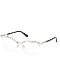 Guess - Gm50058 32 Optical Frames Metal Round Normal - Lyst