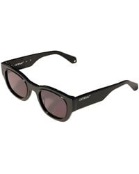 Off-White c/o Virgil Abloh - Ow1040 Akron 1007 Sunglasses Acetate Smoke Round Normal - Lyst