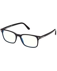Tom Ford - Ft5831-B 091 Optical Frames Acetate Squared Normal - Lyst