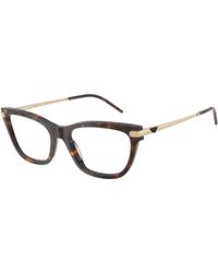 Emporio Armani - Ea3262 5026 Optical Frames Acetate Transparent Cat Eye Normal - Lyst
