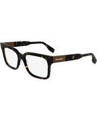 KARL LAGERFELD - Kl6173 245 Optical Frames Acetate Squared Normal - Lyst
