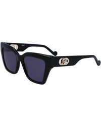 Liu Jo - Lj777S 001 Sunglasses Acetate Squared Normal Normal - Lyst