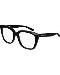 Balenciaga - Bb0062O 001 Optical Frames Acetate Transparent Cat Eye - Lyst