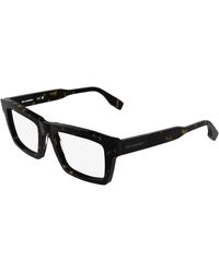 KARL LAGERFELD - Kl6218 246 Optical Frames Acetate Squared Normal - Lyst