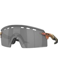 Oakley - Oo9235 Encoder Strike Vented 923512 Sunglasses Plastic Mask Mirrored Prizm - Lyst