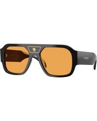 Versace - Ve4508U Gb1/7 Sunglasses Acetate Squared Normal - Lyst