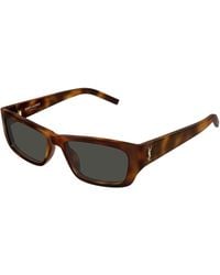 Saint Laurent - Sl M182 Jazz 003 Sunglasses Acetate Squared - Lyst