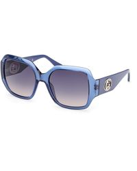 Guess - Gu00283 90B Sunglasses Injected Smoke Squared Normal - Lyst