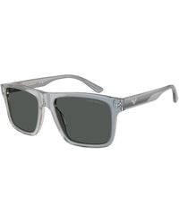 Emporio Armani - Ea4232 617787 Sunglasses Acetate Squared Normal - Lyst
