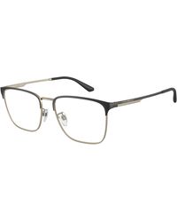Emporio Armani - Ea1146D 3001 Optical Frames Metal Pillow Normal - Lyst