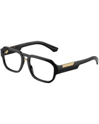 Dolce & Gabbana - Dg3389 501 Optical Frames Acetate Pilot Normal - Lyst