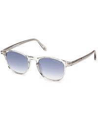 Tom Ford - Ft1302 Holt-02 20W Sunglasses Acetate Round Normal - Lyst