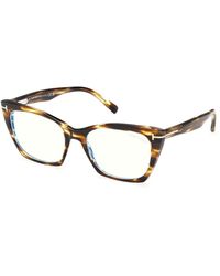 Tom Ford - Ft5709-B 55A Optical Frames Acetate Cat Eye Normal - Lyst