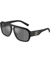 Dolce & Gabbana - Dg4403 25256G Sunglasses Acetate Pilot Mirrored - Lyst
