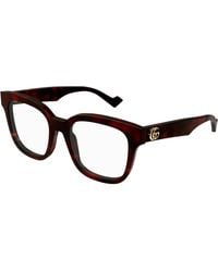 Gucci - Gg0958O 007 Optical Frames Acetate Squared - Lyst