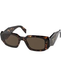 Prada - Pr 17Ws 2Au8C1 Sunglasses Acetate Squared Normal - Lyst