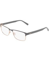 Nike - 1002Y 034 Optical Frames Metal Squared Normal - Lyst