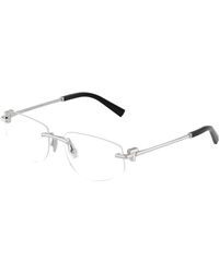 Tiffany & Co. - Tf1175 6001 Optical Frames Metal Transparent Geometric Normal - Lyst