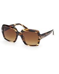 Tom Ford - Ft1082 Kaya 55F Sunglasses Acetate Squared Normal - Lyst