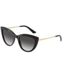Dolce & Gabbana - Dg4408 501/8G Sunglasses Plastic Butterfly Normal Nuanced - Lyst
