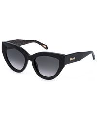 Just Cavalli - Sjc143 700K Sunglasses Acetate Smoke Butterfly Normal Shaded - Lyst