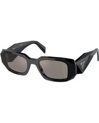 Prada - Pr 17Ws 1Ab07Z Sunglasses Acetate Squared Normal Multilayer - Lyst
