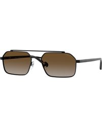 Vogue Eyewear - Vo4356S 352/T5 Sunglasses Metal Geometric Polarized Nuanced - Lyst