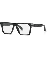 Philipp Plein - Vpp224 Plein Icon 700 Optical Frames Acetate Squared - Lyst