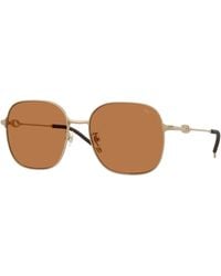 DIESEL - Dl1010D 101173 Sunglasses Metal Squared Normal - Lyst