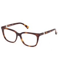 Max Mara - Mm5239 052 Optical Frames Acetate Round Normal - Lyst