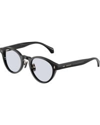 Moncler - Me6017D Ember 300172 Sunglasses Acetate Light Round Normal - Lyst