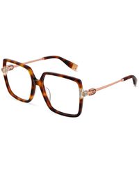 Furla - Vfu872V 752 Optical Frames Acetate Squared - Lyst