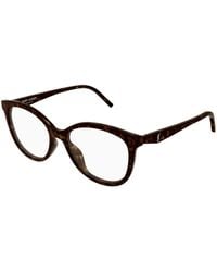 Saint Laurent - Sl M184 002 Optical Frames Acetate Transparent Cat Eye - Lyst