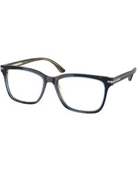 Prada - Pr 14Wv Zxh1O1 Optical Frames Acetate Squared Normal - Lyst