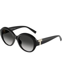 Tiffany & Co. - Tf4227Bu 80013C Sunglasses Injected Round Normal Shaded - Lyst