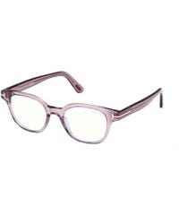 Tom Ford - Ft6130-B 093 Optical Frames Acetate Squared Normal - Lyst